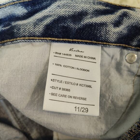 KANCAN JEANS HIGH RISE WIDE LEG WOMEN'S SIZE 11 / 29 RELAXED BAGGY MEDIUM WASH - Picture 13 of 17